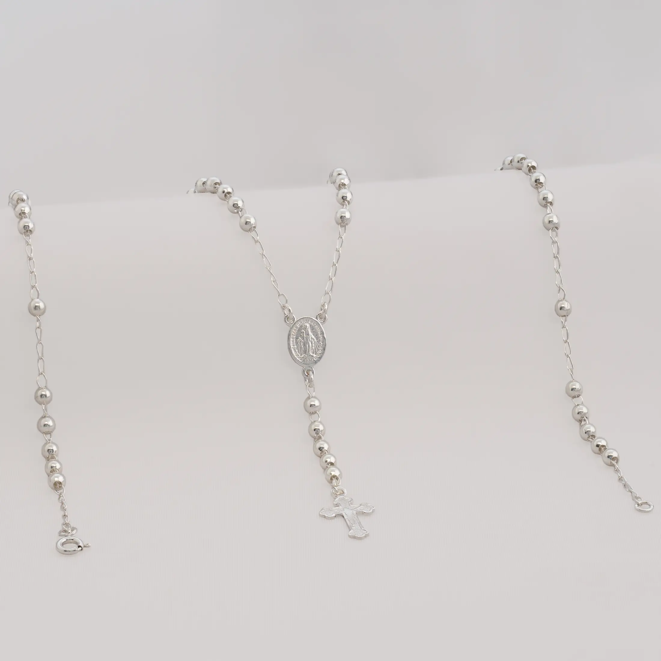 Rosario Milagrosa 4 mm 55 Cms